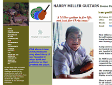 Tablet Screenshot of harrymillerguitars.co.uk